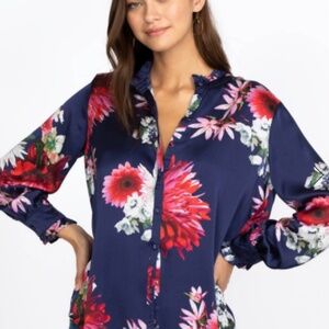 Johnny Was Aster Ruffle blouse - NWT